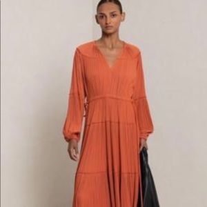 ALC orange long dress